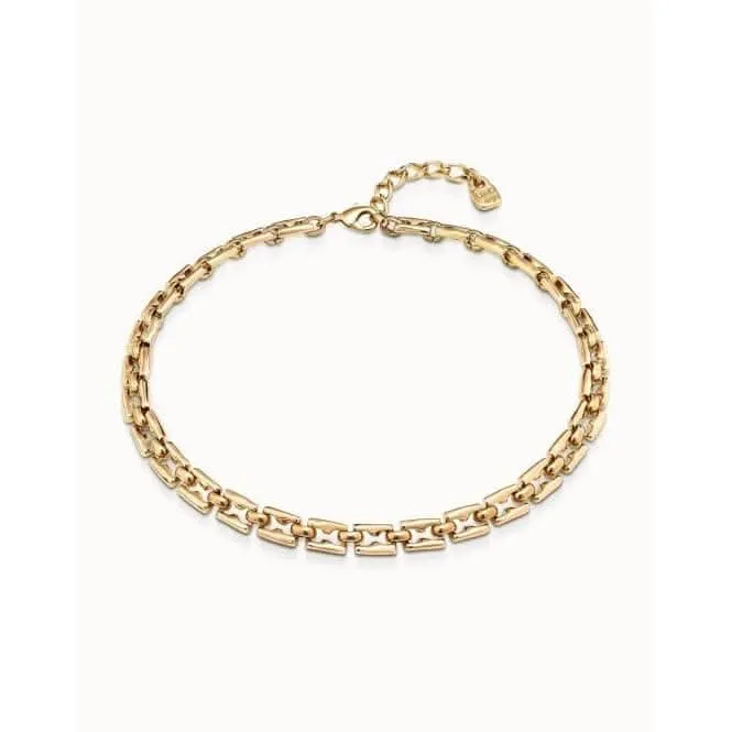 Yes Sir Golden Metal Necklace Unode50 Jewelry And Accessories