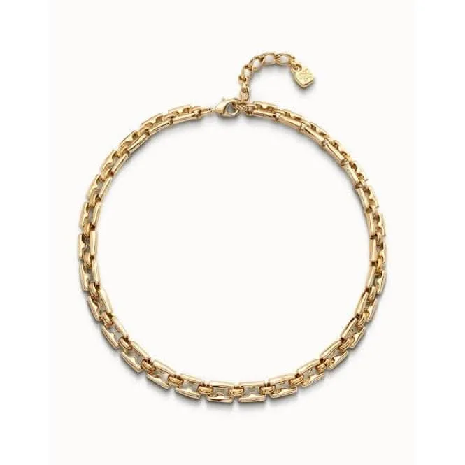 Yes Sir Golden Metal Necklace Unode50 Jewelry And Accessories